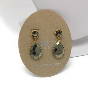 Chan Luu Gold/ Pyrite Drop Earrings.